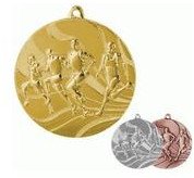 Victoria Sport Medal złoty stalowy - Biegi z grawerowaniem laserem - RMI 1