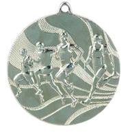 Victoria Sport Medal srebrny stalowy - Biegi z grawerowaniem na laminacie 1