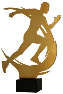 Victoria Sport Trofeum metalowe z marmurową podstawą - Bieganie 1