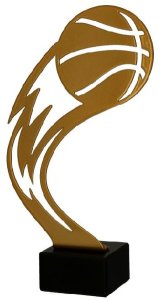 Victoria Sport Trofeum metalowe z marmurową podstawą - Koszykówka 1