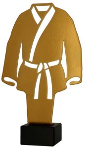 Victoria Sport Trofeum metalowe z marmurową podstawą - Karate/Judo - kimono 1