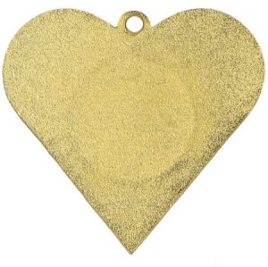 Victoria Sport Medal złoty serce z miejscem na emblemat 2