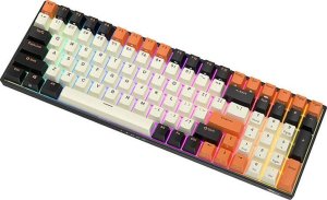 Klawiatura Royal Kludge Klawiatura mechaniczna Royal Kludge RK100 RGB, brown switch (czarno-pomarańczowa) 4