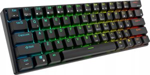 Klawiatura Royal Kludge Klawiatura mechaniczna Royal Kludge RK61 RGB, brown switch (czarna) 2