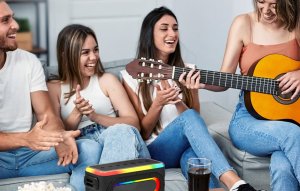 Głośnik Blitzwolf Głośnik bezprzewodowy bluetooth Blitzwolf BW-WA6 RGB 80W 7