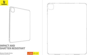 Etui na tablet Baseus Etui ochronne baseus Simple Pad Air4/Air5 10.9"/Pad Pro(2021/2022) 11" (przeźroczyste) 4