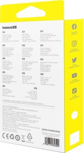 Kabel USB Baseus USB-A - USB-C + microUSB + Lightning 1.1 m Biały (P10368700211-02) 7