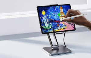 Stojak INVZI Stacja dokująca z podstawką pod Tablet/iPada, INVZI, MH03, MagHub, 3x USB-C, 2x USB-A 3