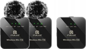Mikrofon Puluz Bezprzewodowy mikrofon krawatowy PULUZ 2 TX + 1 RX 2