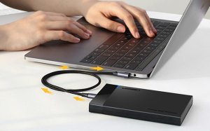 Kabel USB Ugreen USB-C - USB-C 3 m Czarny (80714) 4