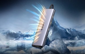 HUB USB Ugreen Hub USB-C CM498, 3x USB 3.0, HDMI 4k 30Hz, VGA, RJ45, SD/TF, PD 100W (szary) 8