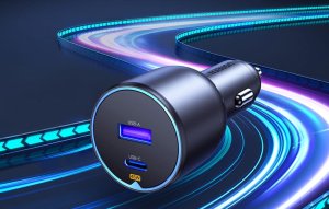 Ładowarka Ugreen Ładowarka samochodowa Ugreen EC701, USB + USB-C, 63W (czarna) 2