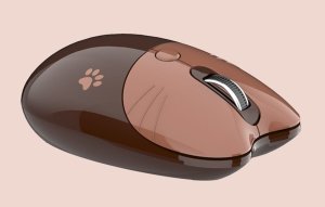 Mysz Mofii Bezprzewodowa mysz MOFII M3DM (brązowa) 2