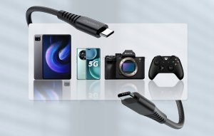 Kabel USB Choetech USB-C - USB-C 1.8 m Srebrny (XCC-1051) 4