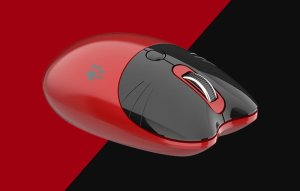 Mysz Mofii Bezprzewodowa mysz MOFII M3DM (czarno-czerwona) 2