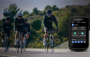 Magene Komputer rowerowy Magene C606, ekran dotykoway, GPS, aplikacja 3