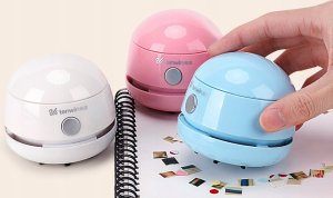 Tenwin Mini odkurzacz biurkowy bezprzewodowy 8052-2 micro USB (biały) 4