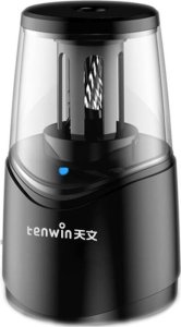 Tenwin Temperówka elektryczna z pojemnikiem Tenwin 8010-1 micro USB (czarna) 1