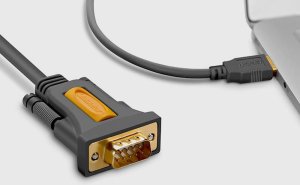 Kabel USB Ugreen USB-A - RS-232 1 m Czarny (20210B) 2