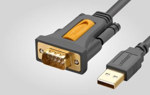 Kabel USB Ugreen USB-A - RS-232 1 m Czarny (20210B) 3
