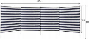 Aktive WIND SCREEN 3.2X1 M - 4 PARTS 3