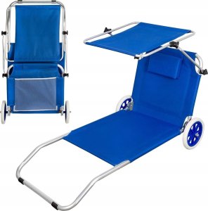 Aktive FOLD SUN BED ALU W/ WHEELS 62x 1