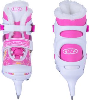 Worker Łyżwy dziecięce zimowe Izabely Pro - z futerkiem Rozmiar XS (25-29) 2