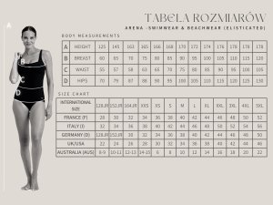 Arena Damski Strój kąpielowy WOMEN'S ARENA STARFISH SWIMSUIT LACE BACK 10