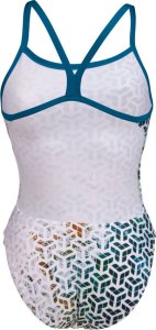 Arena Damski Strój kąpielowy WOMEN'S PLANET WATER SWIMSUIT CHALLENGE BACK 4