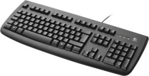 Klawiatura Logitech Deluxe 250 Keyboard PS/2 czarna OEM 1