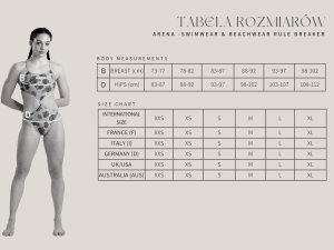 Arena Damski Strój kąpielowy W RULE BREAKER HOOKED REV ONE PIECE R 16