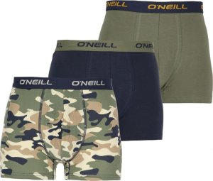 O Neill Męskie Bokserki MEN BOXER CAMO & PLAIN 3PK 1