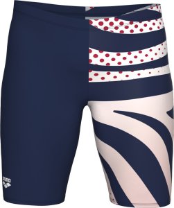 Arena Męskie Bokserki kąpielowe MEN'S ARENA MULTI STRIPES SWIM JAMMER 4