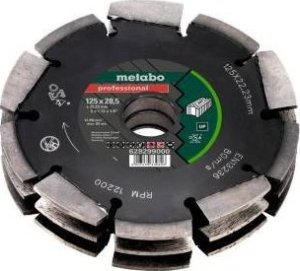 Metabo TARCZA DIAMENTOWA SEGMENTOWA DO BRUZDOWNICY 125MM 1