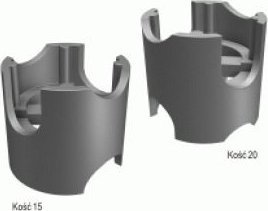 UN PODKÅADKA PLASTIKOWA PUNKTOWA KOÅÄ 35/40/45/50 BARYÅKA 1