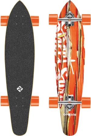 Deskorolka Street Surfing Longboard Kicktail - Damaged Orange 36" (STR0603020) 1