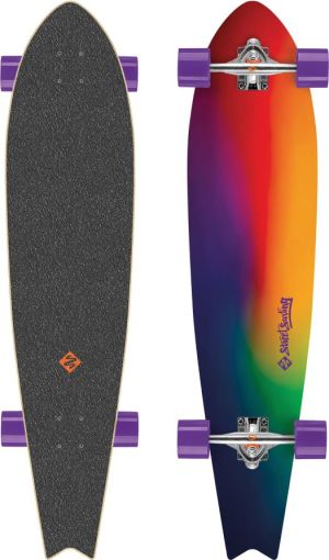 Deskorolka Street Surfing Longboard Fishtail - Sunset Blur 42" 1