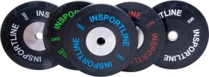 inSPORTline Obciążenie gumowane płyta 20 kg (10380) 3