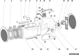 Dedra Zabezpieczenie termiczne KSD301 55C 1