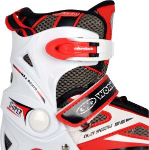 Rolki Worker Marcola z wymienną płozą regulowane białe r. 33-36 2