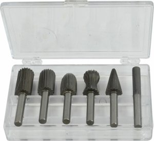 AWTools AWTOOLS FREZY TRZPIENIOWE DO METALU FI 6mm kpl.6szt. 1