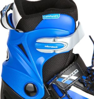 Rolki Worker Lumine z wymienną płozą regulowane niebieskie r. 29-32 5