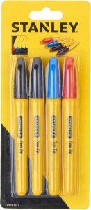 Stanley STANLEY MARKER FINE TIP 4szt. MIX 2