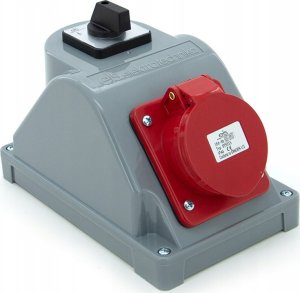 ELS Elektrotechnika Rozdzielnica budowlana typ COMBOPOL 16A/5 + GS 230V + rozłącznik L-0-P, obudowa naścienna / natynkowa, N110LP 2