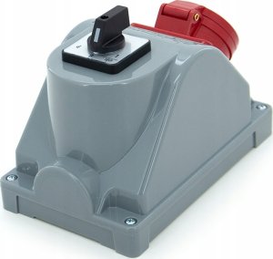 ELS Elektrotechnika Rozdzielnica budowlana typ COMBOPOL 16A/5 + GS 230V + rozłącznik L-0-P, obudowa naścienna / natynkowa, N110LP 4