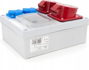 ELS Elektrotechnika Rozdzielnica budowlana Mikołajki 16A/5 + 32A/5 + 2*GS, obudowa naścienna, 4NO211 4