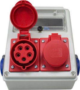 ELS Elektrotechnika Rozdzielnica budowlana 32A/5 + 16A/5 + 2*GS 230V, obudowa naścienna, niewyposażona, 8NO211 7