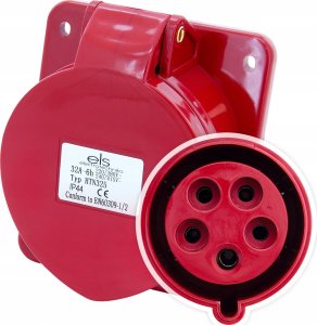 ELS Elektrotechnika Rozdzielnica budowlana 32A/5 + 2*GS 230V, obudowa naścienna / natynkowa, niewyposażona, 8NO201 11