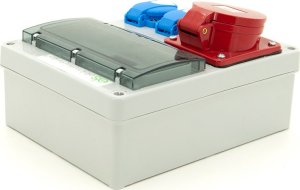 ELS Elektrotechnika Rozdzielnica budowlana 32A/5 + 2*GS 230V, obudowa naścienna / natynkowa, niewyposażona, 8NO201 5