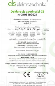 ELS Elektrotechnika Rozdzielnica budowlana 32A/5 + 2*GS 230V, obudowa naścienna / natynkowa, niewyposażona, 8NO201 10